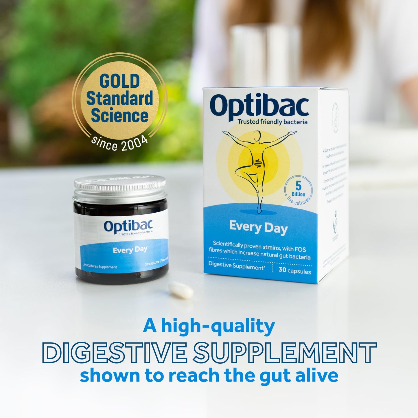 Optibac Probiotics Every Day - Digestive Probiotic Supplement with 5 Billion Bacterial - Maple Wellness Supplements