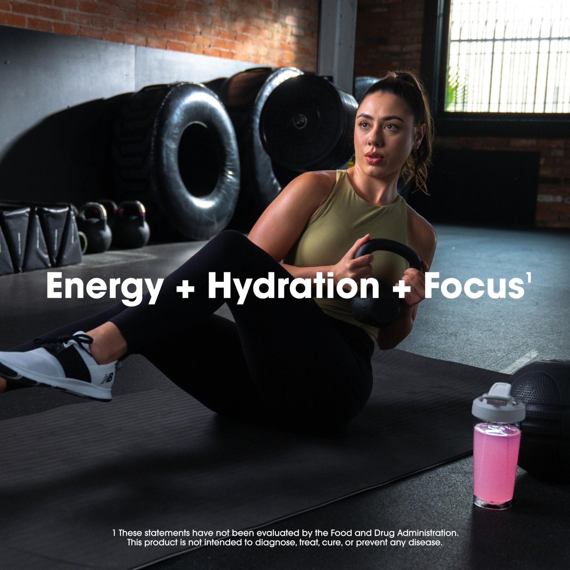 Optimum Nutrition Amino Energy Powder Plus Focus, with BCAA, Electrolytes, and Caffeine, Strawberry Burst, 65 Servings - Maple Wellness Supplements