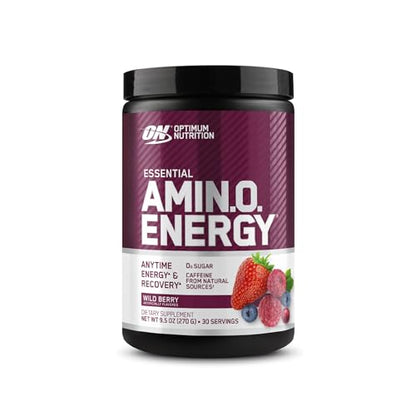 Optimum Nutrition Amino Energy - Pre Workout with Green Tea, BCAA, Amino Acids - Maple Wellness Supplements