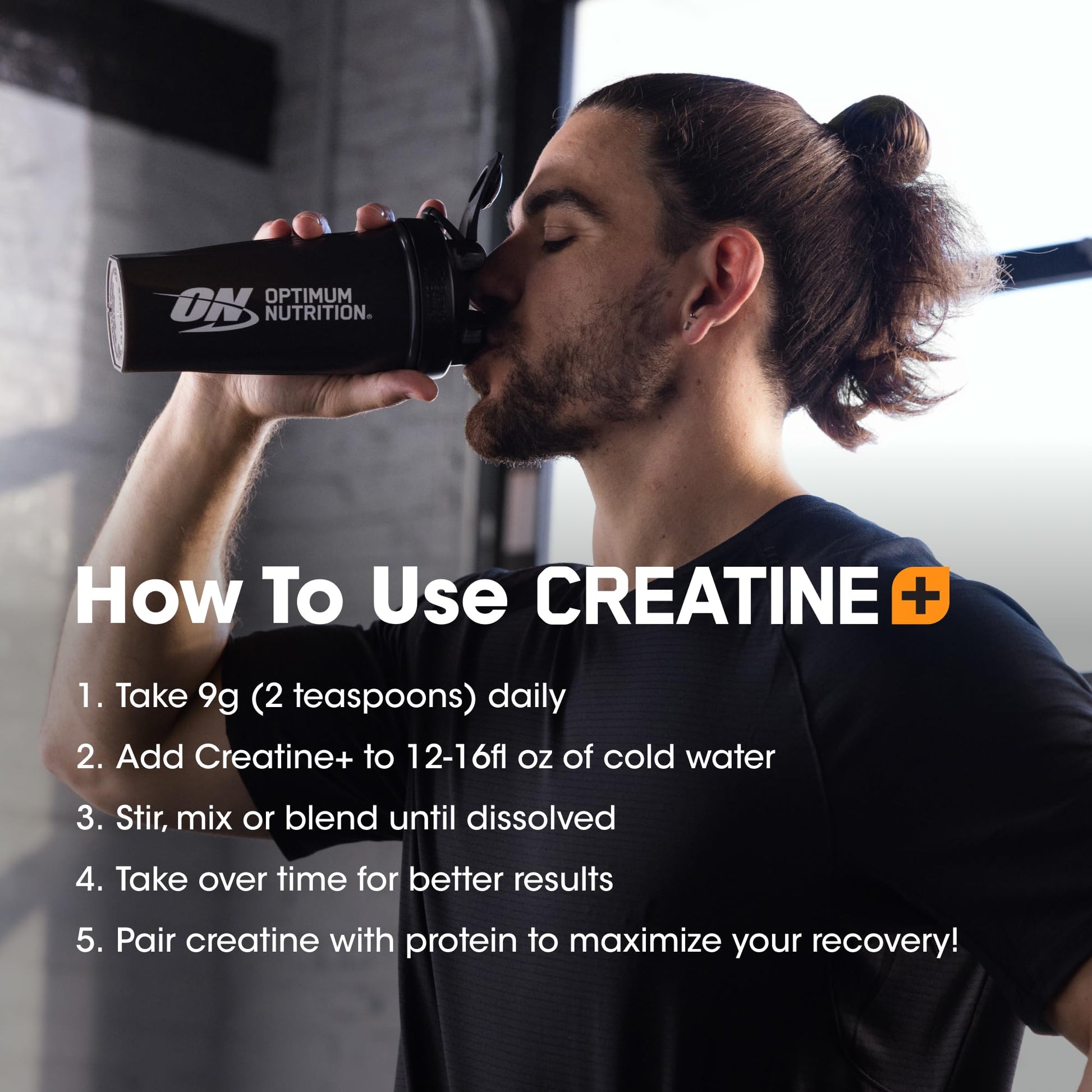 Optimum Nutrition Creatine Monohydrate Plus Powder, Strawberry Peach Flavored Creatine Performance Blend, with Electrolytes for Hydration, Added Vitamins - Maple Wellness Supplements