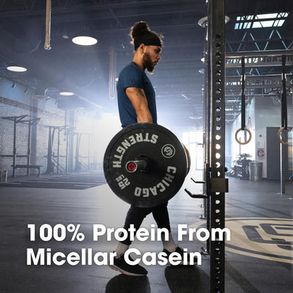 Optimum Nutrition Gold Standard 100% Micellar Casein Protein Powder, Slow Digesting, Helps Keep You Full, Overnight Muscle Recovery, Chocolate Supreme, 2 Pound (Packaging May Vary) - Maple Wellness Supplements