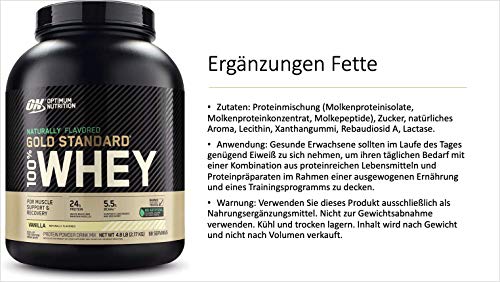 Optimum Nutrition Gold Standard 100% Whey Protein Powder 4.8 (Packaging May Vary) - Maple Wellness Supplements