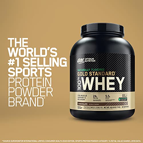 Optimum Nutrition Gold Standard 100% Whey Protein Powder 4.8 (Packaging May Vary) - Maple Wellness Supplements