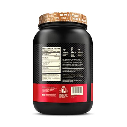 Optimum Nutrition Gold Standard 100% Whey Protein Powder, Cinnamon Roll, 2 Pound - Maple Wellness Supplements