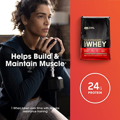 Optimum Nutrition Gold Standard 100% Whey Protein Powder, Extreme Milk Chocolate - Maple Wellness Supplements