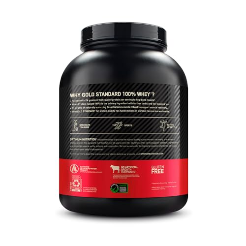 Optimum Nutrition Gold Standard 100% Whey Protein Powder, Strawberries & Cream - Maple Wellness Supplements
