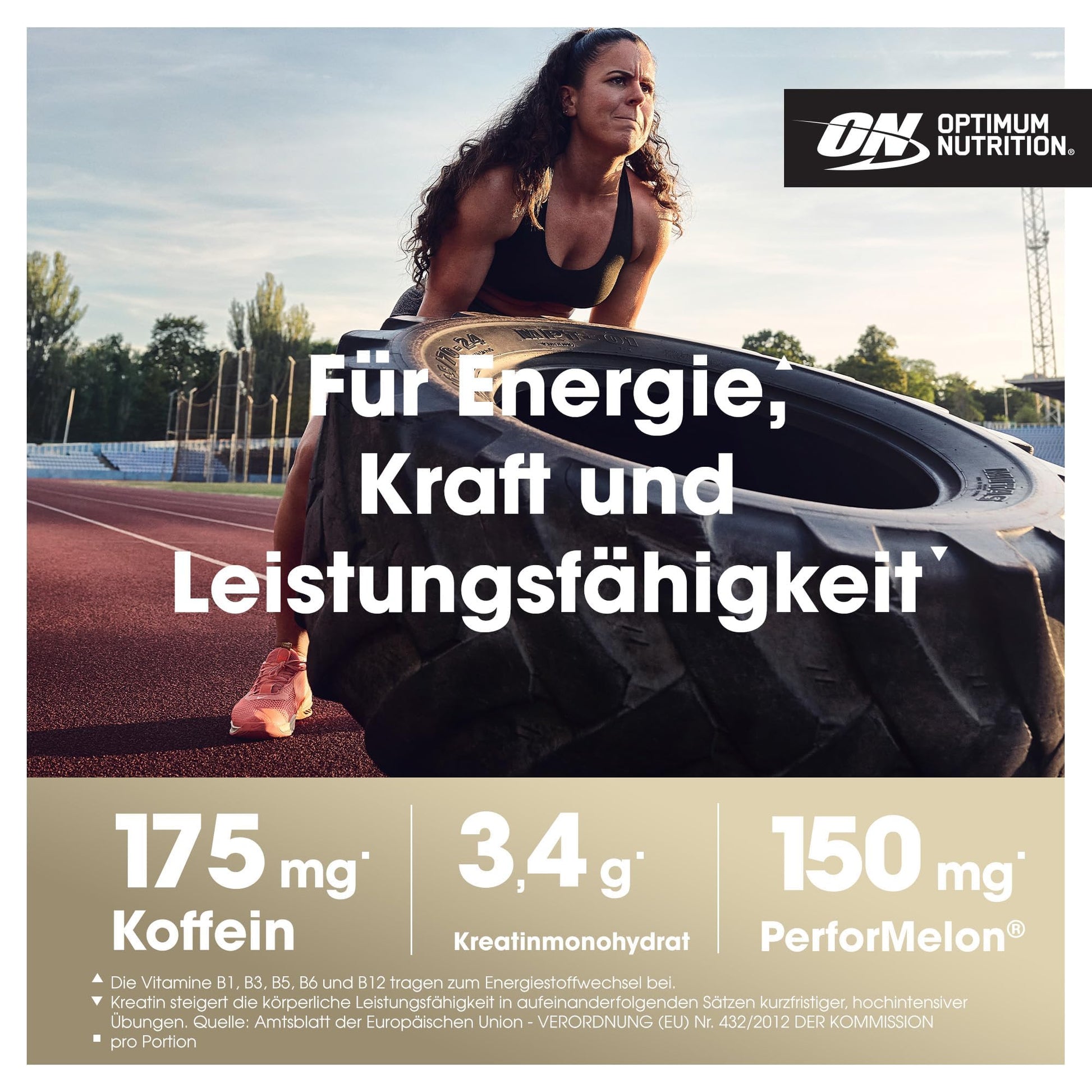 Optimum Nutrition Gold Standard Pre Workout Powder, Energy Drink with Creatine Monohy - Maple Wellness Supplements