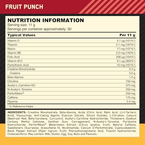 Optimum Nutrition Gold Standard Pre Workout Powder, Energy Drink with Creatine Monohy - Maple Wellness Supplements