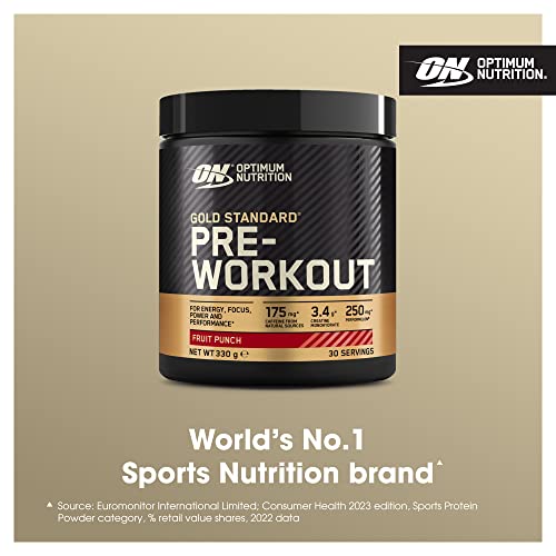 Optimum Nutrition Gold Standard Pre Workout Powder, Energy Drink with Creatine Monohy - Maple Wellness Supplements