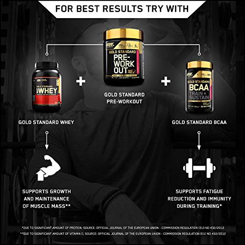 Optimum Nutrition Gold Standard Pre Workout Watermelon Flavoured Powder, 330g - Maple Wellness Supplements