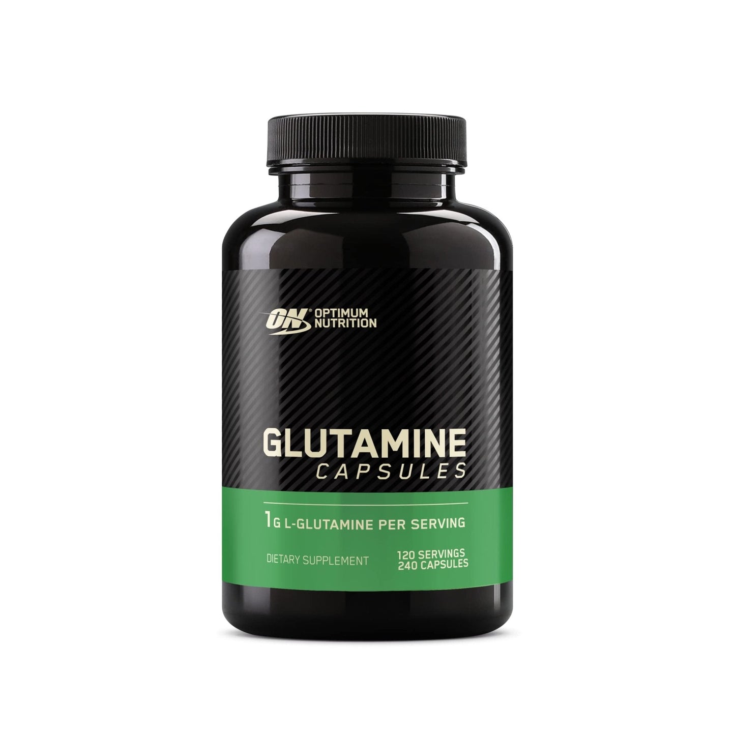 Optimum Nutrition L-Glutamine Muscle Recovery Capsules, 1000mg, 240 Count (Package May Vary) - Maple Wellness Supplements
