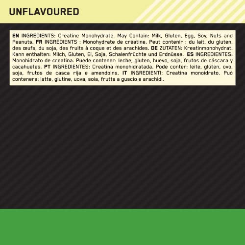 Optimum Nutrition Micronised Creatine Powder, 100% Pure Creatine Monohydrate Powder - Maple Wellness Supplements