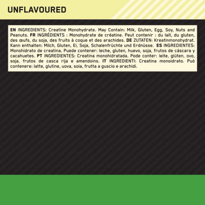Optimum Nutrition Micronised Creatine Powder, 100% Pure Creatine Monohydrate Powder - Maple Wellness Supplements
