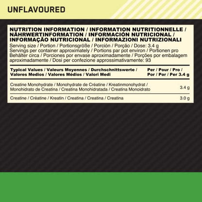 Optimum Nutrition Micronised Creatine Powder, 100% Pure Creatine Monohydrate Powder - Maple Wellness Supplements