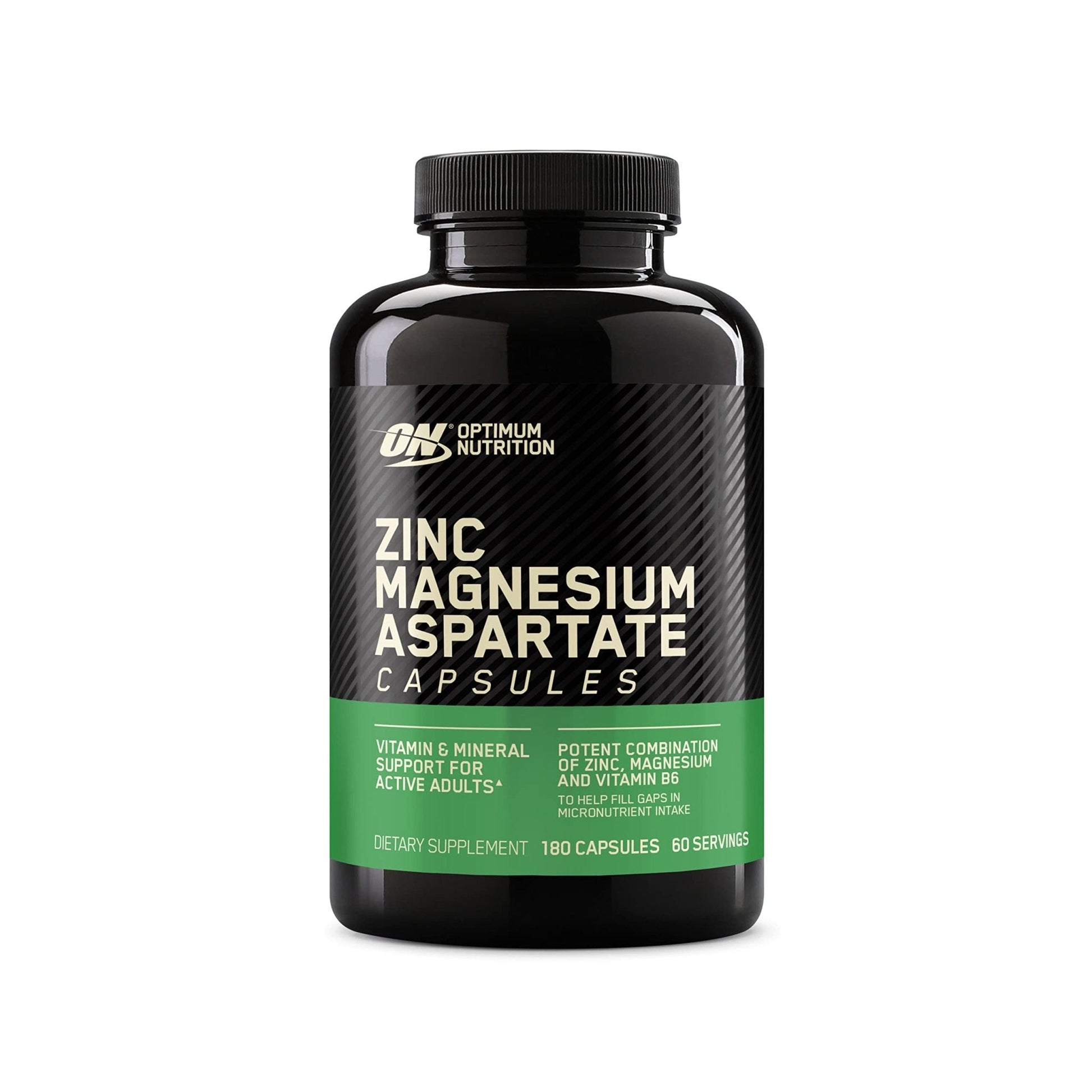Optimum Nutrition Muscle Recovery and Endurance Supplement for Men and Women, Zinc and Magnesium Supplement, 180 Count - Maple Wellness Supplements