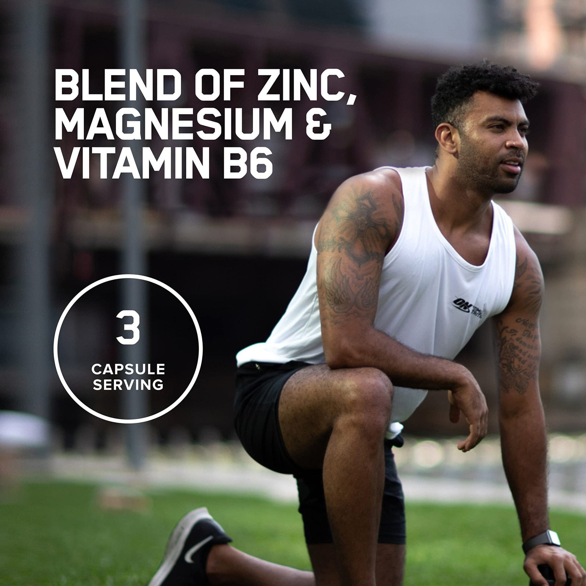 Optimum Nutrition Muscle Recovery and Endurance Supplement for Men and Women, Zinc and Magnesium Supplement, 180 Count - Maple Wellness Supplements