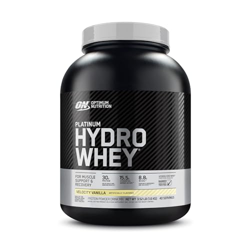 Optimum Nutrition Platinum Hydrowhey Protein Powder, 100% Hydrolyzed Whey Isolate - Maple Wellness Supplements