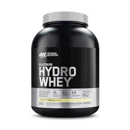 Optimum Nutrition Platinum Hydrowhey Protein Powder, 100% Hydrolyzed Whey Isolate - Maple Wellness Supplements