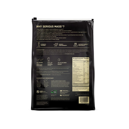 Optimum Nutrition Serious Mass, Weight Gainer Protein Powder for Muscle Gain, Added - Maple Wellness Supplements