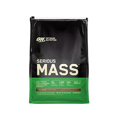 Optimum Nutrition Serious Mass Weight Gainer Protein Powder, Vitamin C, Zinc and Vitamin - Maple Wellness Supplements