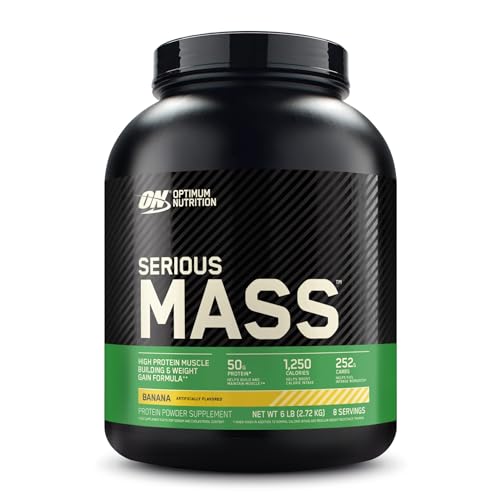Optimum Nutrition Serious Mass, Weight Gainer Protein Powder with Creatine, Added - Maple Wellness Supplements