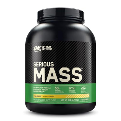 Optimum Nutrition Serious Mass, Weight Gainer Protein Powder with Creatine, Added - Maple Wellness Supplements
