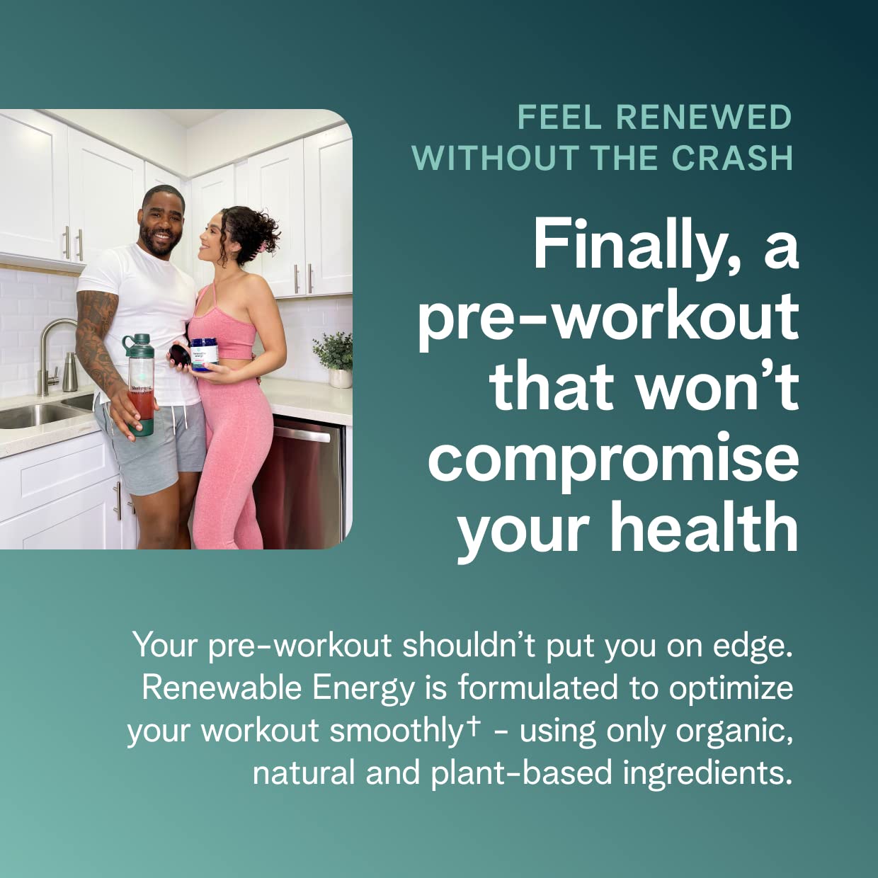Ora Organic Natural Pre Workout Powder - Raspberry Lemonade Flavor- Provides Jitter Free Energy, Focus, Hydration, & Endurance - Vegan, Certified Organic, Soy, Dairy, & Gluten Free, 20 Servings - Maple Wellness Supplements