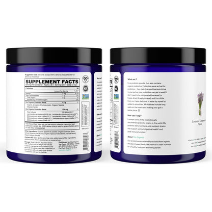 Ora Organic Prebiotic and Probiotic Powder Supplement - 20 Billion Probiotics, 7 Strains for Best Prebiotic Powder, Non-GMO, Probiotics for Women, Men & Kids - Maple Wellness Supplements