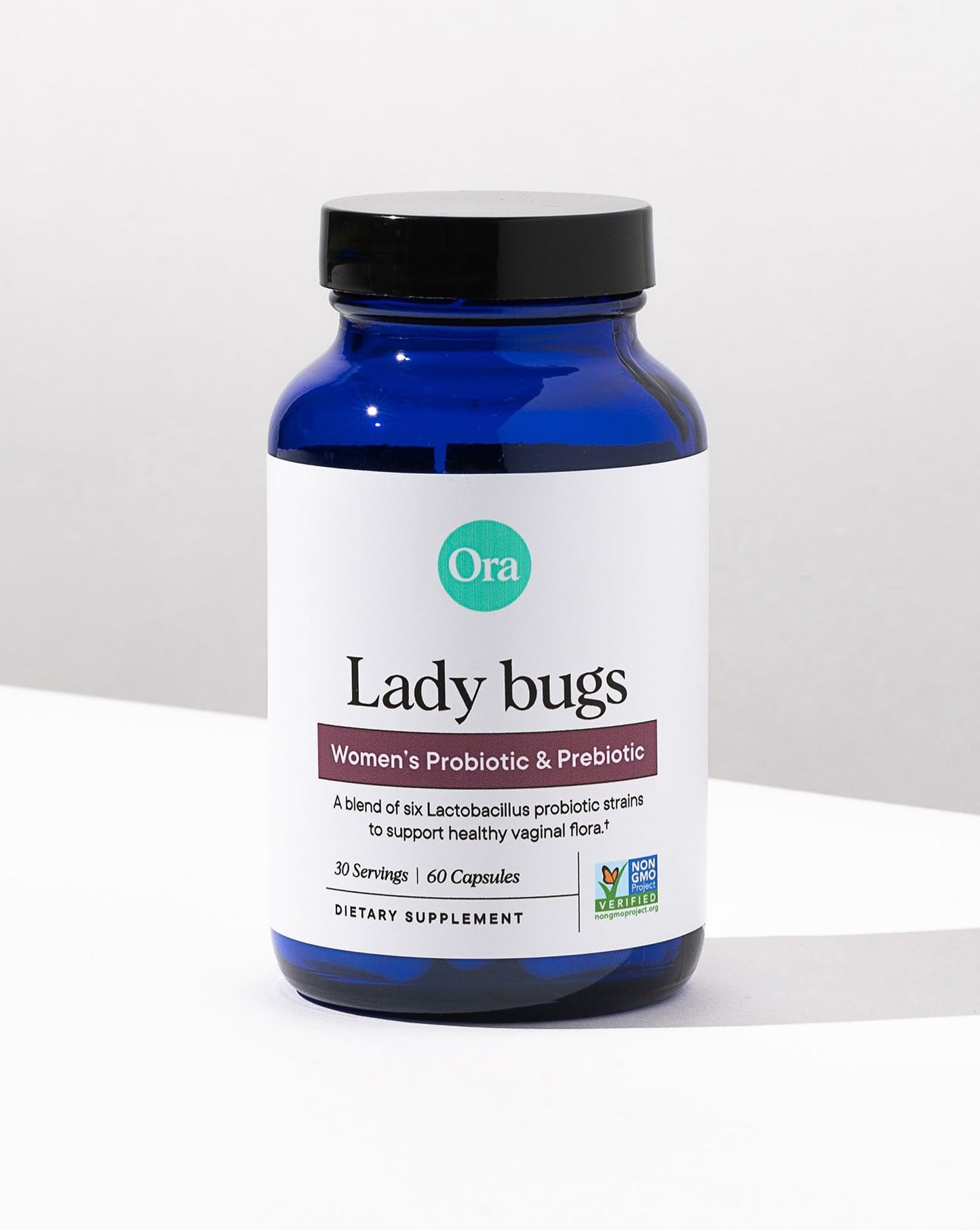 Ora Organic Prebiotics and Probiotics for Women - Lactobacillus for Vaginal and Urinary Tract Health, Contains 16 Billion CFU, 6 Strains - 1 Month Supply, 60 Vegan Probiotic Capsules - Maple Wellness Supplements