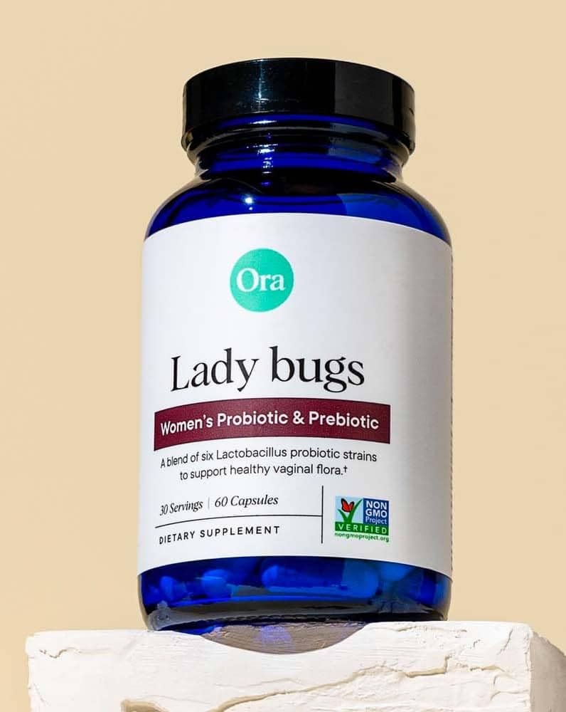 Ora Organic Prebiotics and Probiotics for Women - Lactobacillus for Vaginal and Urinary Tract Health, Contains 16 Billion CFU, 6 Strains - 1 Month Supply, 60 Vegan Probiotic Capsules - Maple Wellness Supplements
