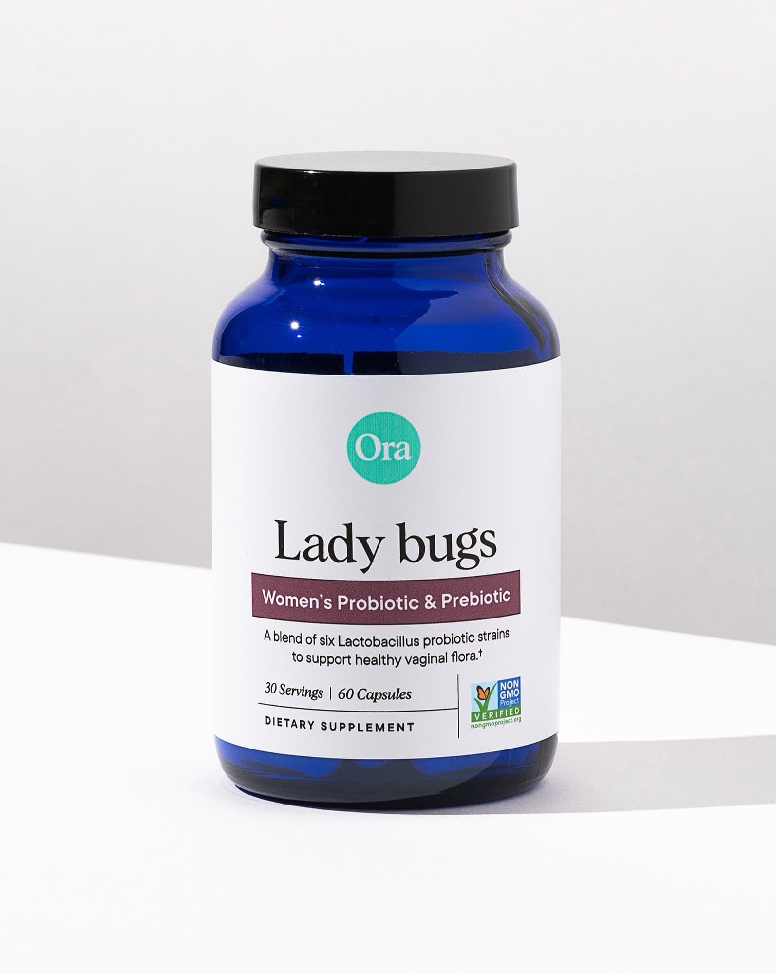 Ora Organic Probiotic for Women with L. crispatus, 6 Clinically Studied Lactobacillus Strains for Vaginal, pH & Urinary Tract Health, - Maple Wellness Supplements