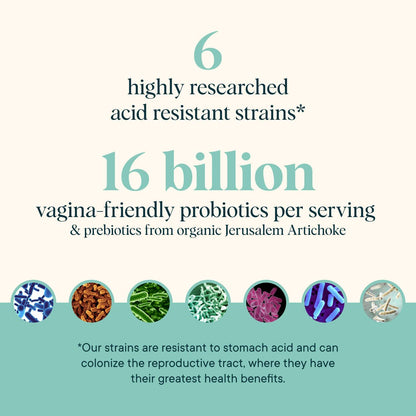 Ora Organic Probiotic for Women with L. crispatus, 6 Clinically Studied Lactobacillus Strains for Vaginal, pH & Urinary Tract Health, - Maple Wellness Supplements
