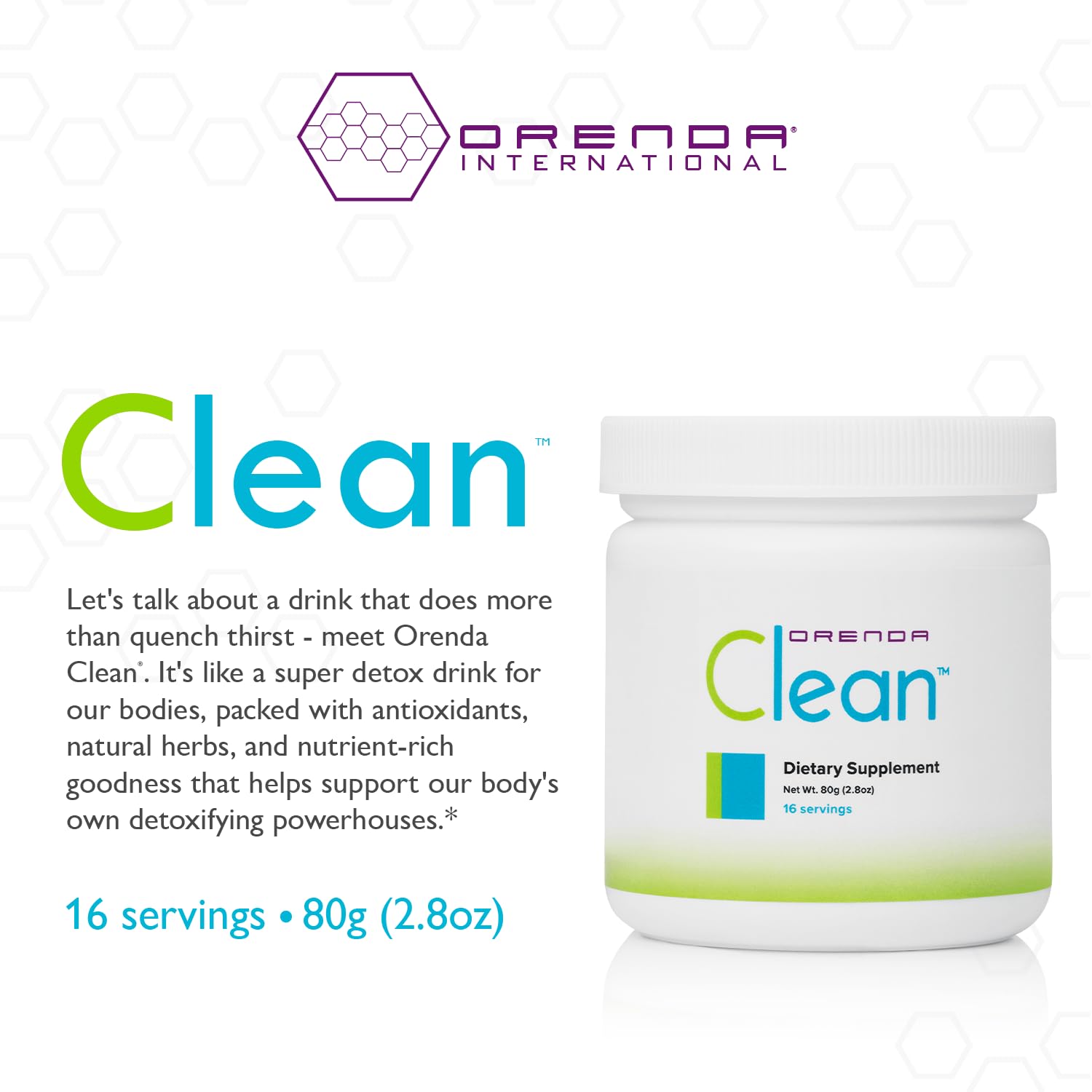 Orenda Clean - Peptizyme-SP EN, Aronia Berry, Aloe Vera and More for Digestive Support - Nutrient-Rich Supplement for Wellness - 80g, 16 Servings - Maple Wellness Supplements