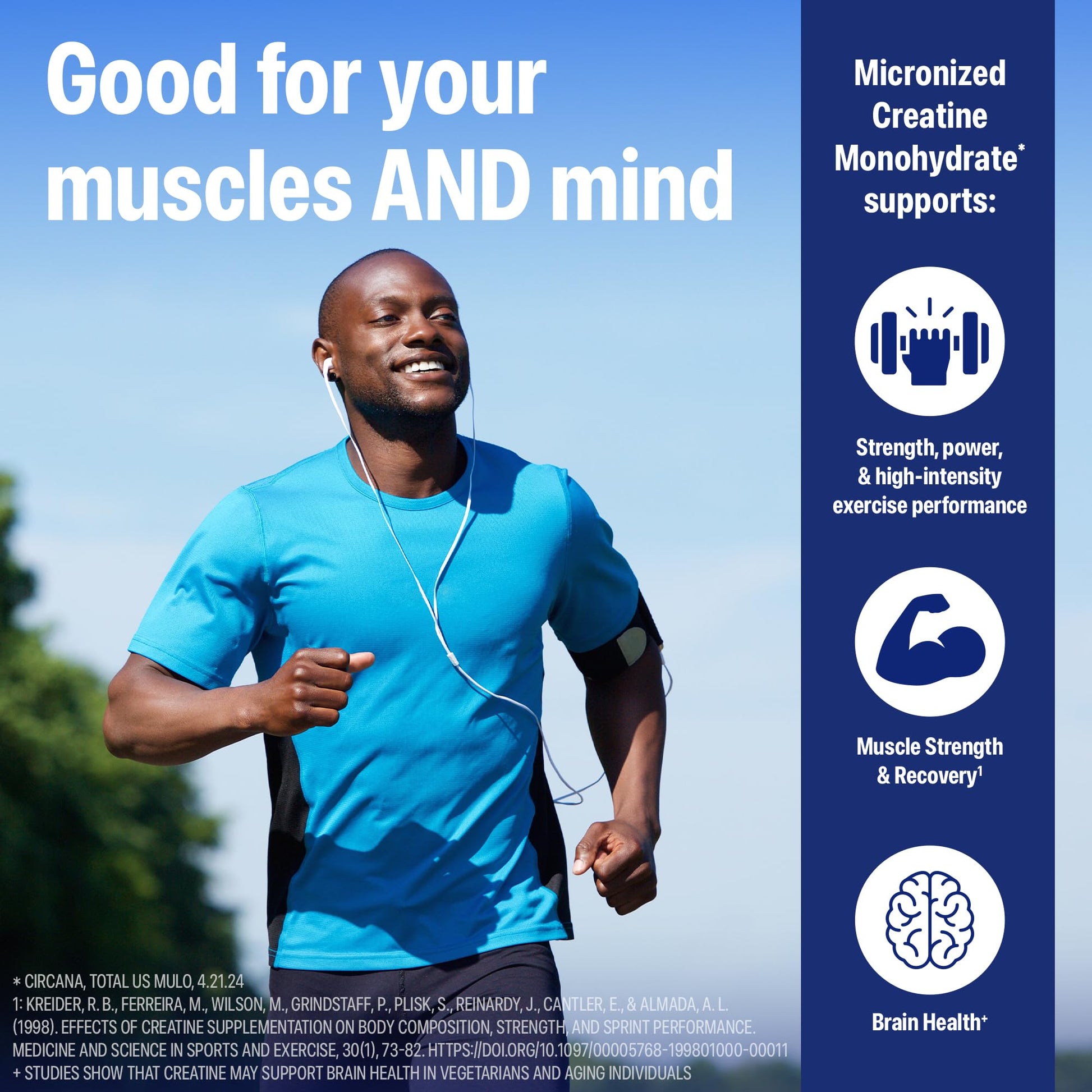 Orgain Creatine Monohydrate Micronized Powder, 100 Servings, Unflavored, Supports Muscle Growth, Post Workout Recovery and Brain Health, No Artificial Additives, for Men & Women, Vegan - Maple Wellness Supplements