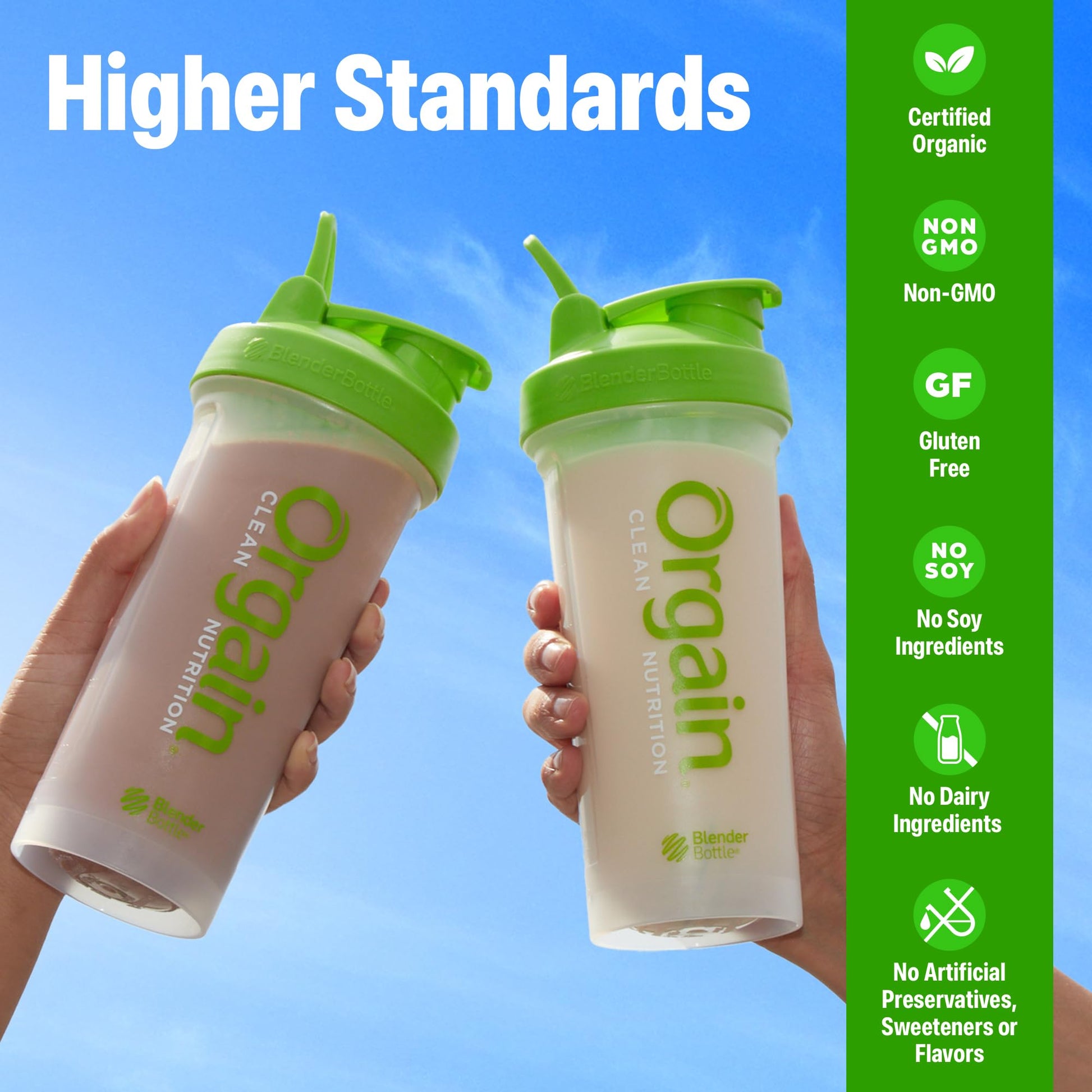 Orgain Organic 30g Vegan Plant Protein Powder, Vanilla, 9g EAAs + BCAAs, High Plant Protein, 4g Prebiotic + Fiber, 1g Sugar, Pre-Workout, Muscle Support + Recovery - 2.01lb (Packaging May Vary) - Maple Wellness Supplements