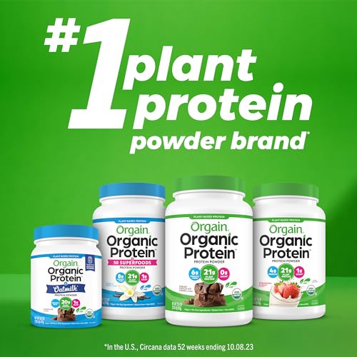 Orgain Organic Simple Vegan Protein Powder, Chocolate - 20g Plant Based Protein - Maple Wellness Supplements