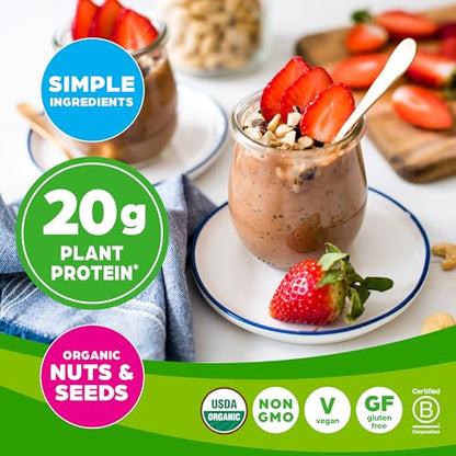 Orgain Organic Simple Vegan Protein Powder, Chocolate - 20g Plant Based Protein - Maple Wellness Supplements