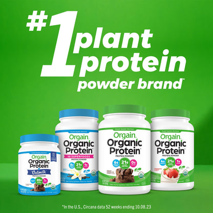 Orgain Organic Simple Vegan Protein Powder, Peanut Butter - 20g Plant Based Protein - Maple Wellness Supplements