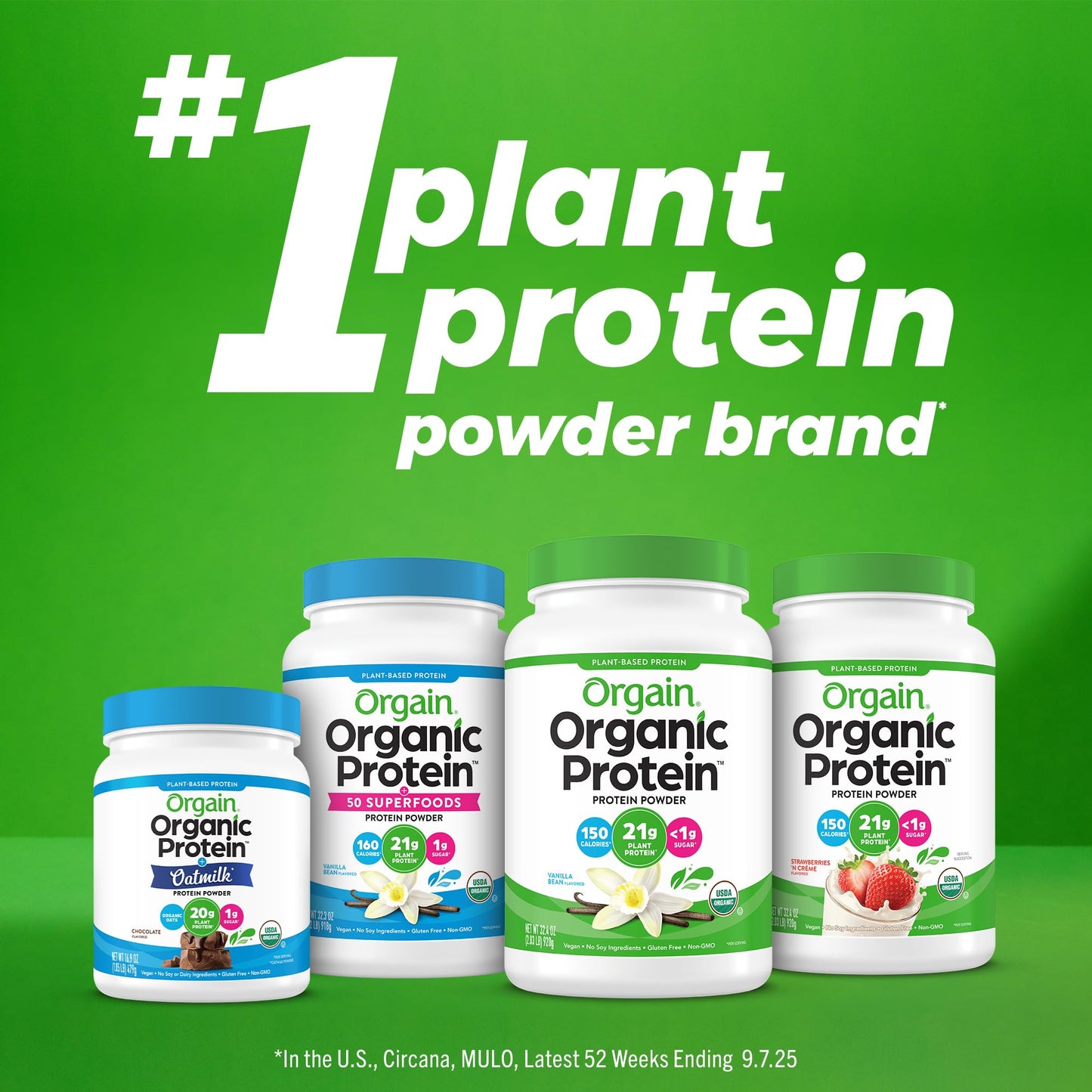 Orgain Organic Simple Vegan Protein Powder, Peanut Butter - 20g Plant Based Protein, With less Ingredients, No Artificial Sweeteners, Gluten Free, No Dairy or Lactose, 1.25 lb (Packaging May Vary) - Maple Wellness Supplements