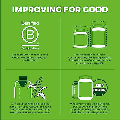 Orgain Organic Simple Vegan Protein Powder, Vanilla - 20g Plant Based Protein - Maple Wellness Supplements