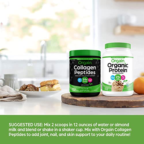 Orgain Organic Vegan Protein Powder, Iced Coffee - 21g Plant Based Protein, Gluten Free - Maple Wellness Supplements