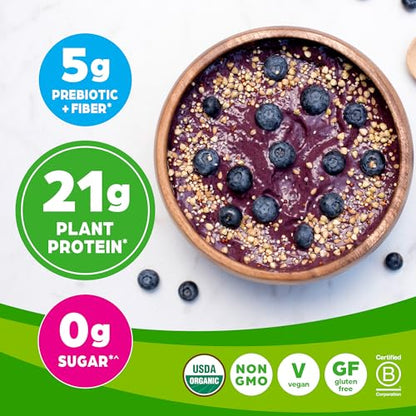 Orgain Organic Vegan Protein Powder, Vanilla Bean - 21g Plant Based Protein, Gluten Free - Maple Wellness Supplements