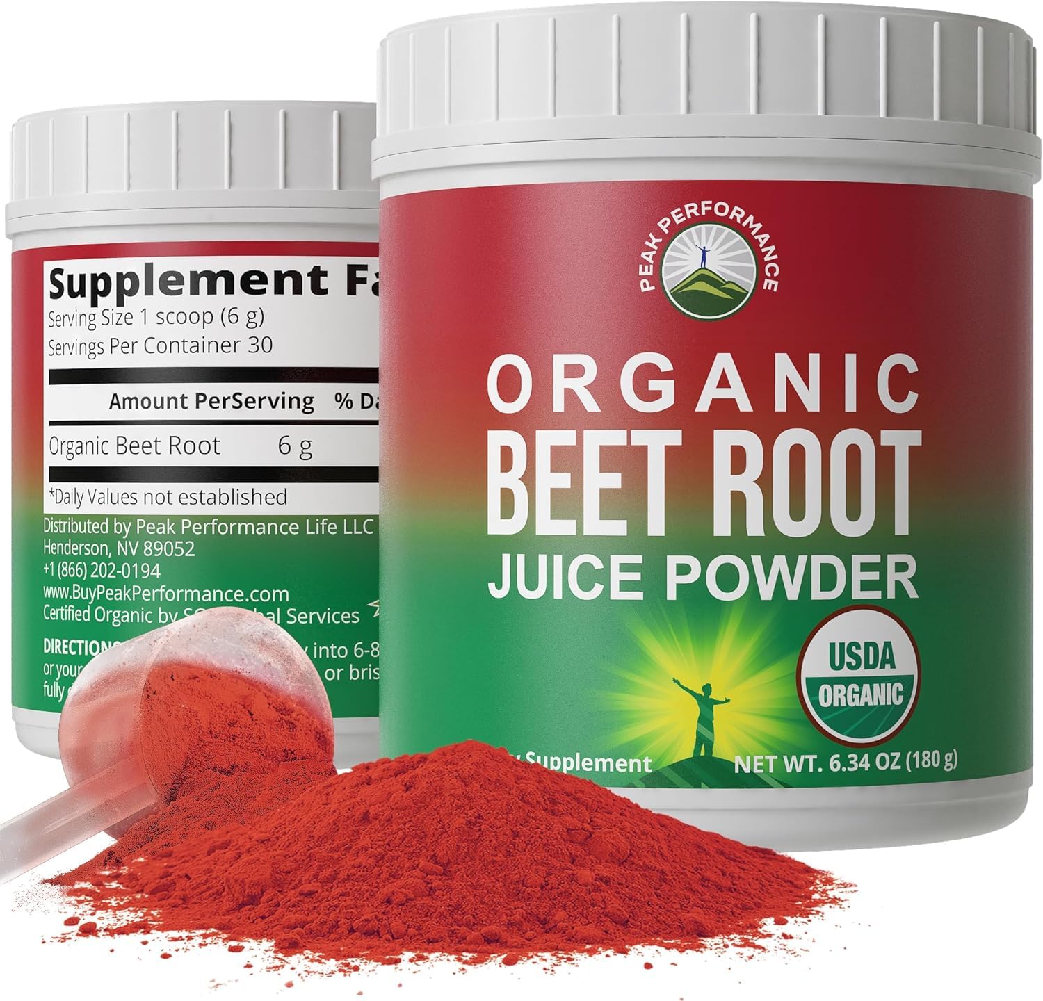 Organic Beet Root Powder - Ultra High Purity Super Food Beets Juice Powder. 100% Pure Nitric Oxide Boosting Beetroot Supplement. Keto, Paleo, Vegan Reds Superfood Rich in Polyphenols - Maple Wellness Supplements