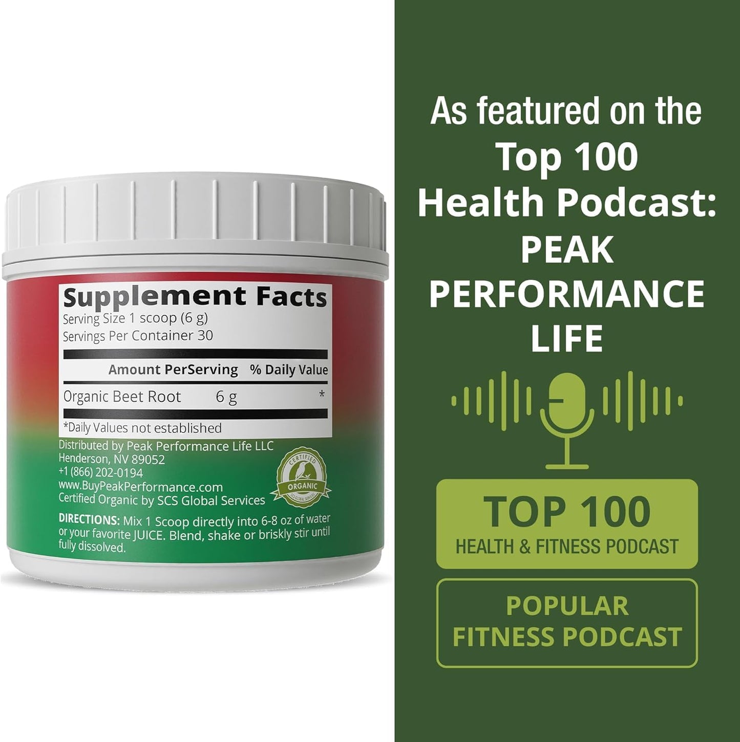 Organic Beet Root Powder - Ultra High Purity Super Food Beets Juice Powder. 100% Pure Nitric Oxide Boosting Beetroot Supplement. Keto, Paleo, Vegan Reds Superfood Rich in Polyphenols - Maple Wellness Supplements
