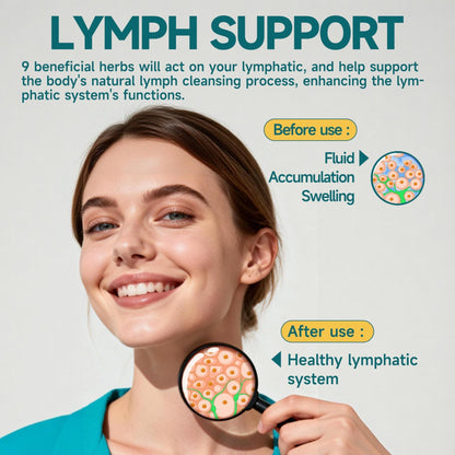 Organic Lymphatic Drainage Drops - Lymphatic Drainage Supplement with Echinacea for Lymph System Support, Elderberry, Astragalus, Cleavers, Burdock & Dandelion for Lymphatic Cleanse & Detox-2 Fl Oz - Maple Wellness Supplements