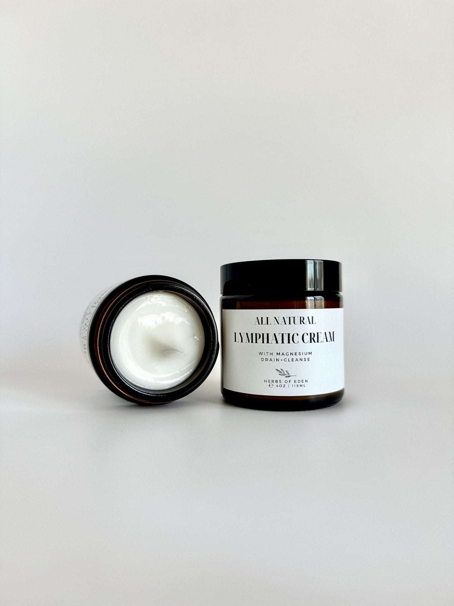 Organic Lymphatic Massage Cream with Magnesium – Natural Topical Cream | Stimulate Lymph Fluid | Family Owned, Made in USA - Maple Wellness Supplements