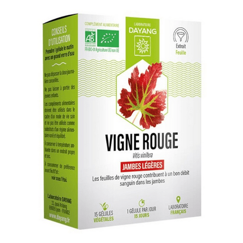 Organic red vine 15 capsules - DAYANG - Maple Wellness Supplements