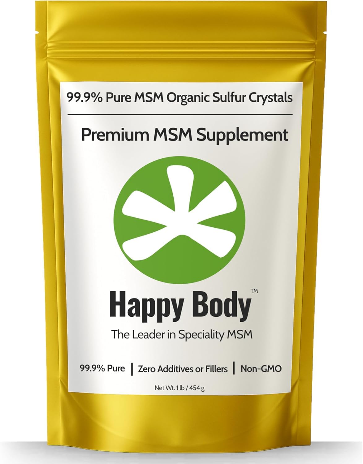 Organic Sulfur Crystals | 99.9% Pure MSM Crystals for Joint Support, Recovery, Hair, Skin & Nails | 90 Servings | 1 lb Bag - Maple Wellness Supplements