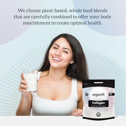 Organifi Collagen Powder - Fuller Hair, Stronger Nails, and Radiant Skin - Replenish - Maple Wellness Supplements