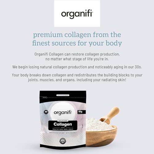 Organifi Collagen Powder - Fuller Hair, Stronger Nails, and Radiant Skin - Replenish - Maple Wellness Supplements